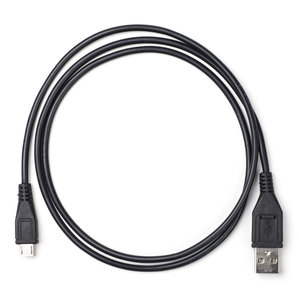 123-3D USB-A till micro USB kabel USB 2.0 | 95cm | Svart  DDK00121 - 1