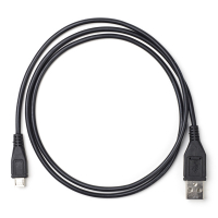123-3D USB-A till micro USB kabel USB 2.0 | 95cm | Svart  DDK00121