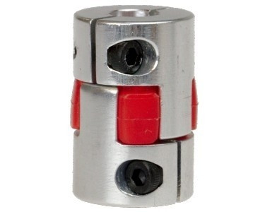 123-3D XB D20L30 Semi-flexibel motorkoppling | 6,35mm - 8mm  DMO00043 - 1