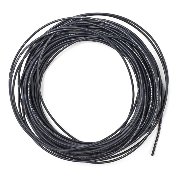 123-3D kabel 1 tråd  0,81 mm² | max 5A | 10m | Svart  DDK00139 - 1