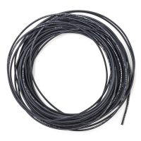 123-3D kabel 1 tråd  0,81 mm² | max 5A | 10m | Svart