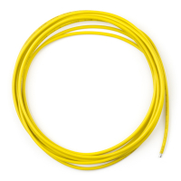 123-3D kabel 1 tråd  0,81 mm² | max 5A | 2,5m | Gul