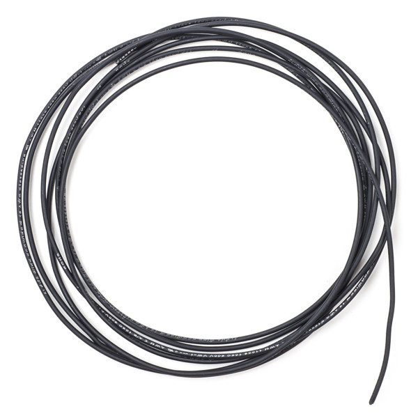 123-3D kabel 1 tråd  0,81 mm² | max 5A | 2,5m | Svart  DDK00137 - 1