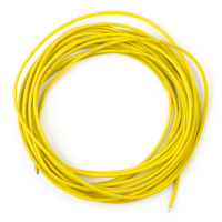 123-3D kabel 1 tråd  0,81 mm² | max 5A | 5m | Gul
