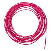 123-3D kabel 1 tråd  0,81 mm² | max 5A | 5m | Röd