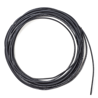 123-3D kabel 1 tråd  0,81 mm² | max 5A | 5m | Svart
