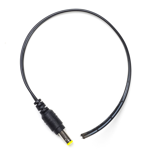 123-3D kabel med DC-hankontakt | 20cm  DAR00116 - 1