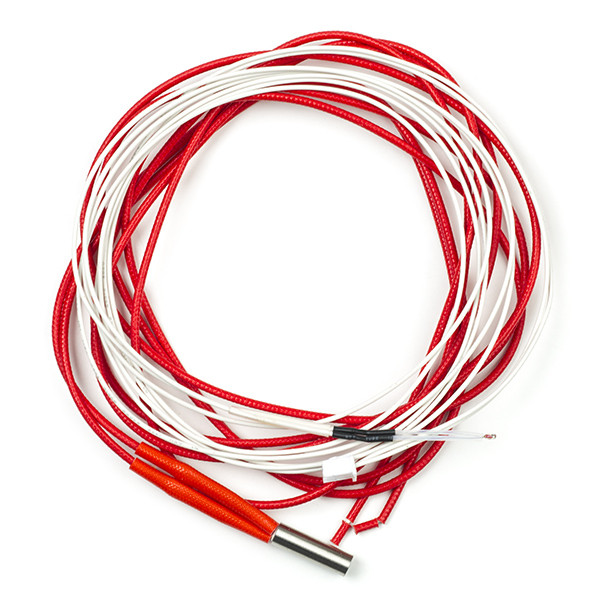 123-3D keramisk värmepatron | 24V | 40W | 125cm + 123-3D thermistor | 100K | 125cm  DAR01192 - 1