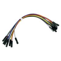 123-3D kopplingskabel 1 stift hona till hona | 10st | 15cm WJW012 DDK00020