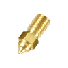 123-3D mässing nozzle | M6 | 1,75mm filament | 0,40mm | för Creality Ender 5 S1/Ender 7/Ender 3 V3 SE