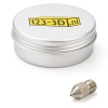 123-3D nozzle | härdat stål | MK8 | 1,75 mm filament | 0,80mm DAR00773 - 1