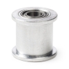 123-3D slät pulley | hög upplösning | 9mm rem | 5mm axel