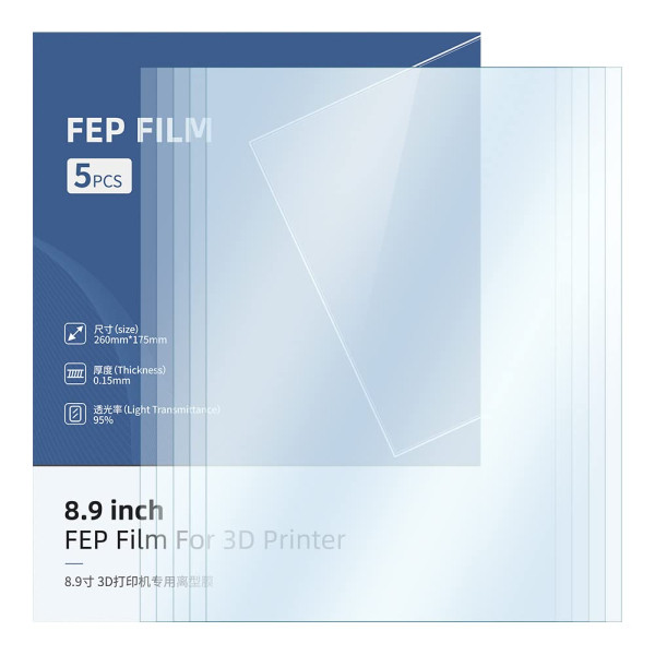 Anycubic3D Anycubic 3D FEP-film för Photon Mono X 6K | M3 Plus | Mono X2 | Mono 6ks | 5 stycken S020055 DAR01820 - 1