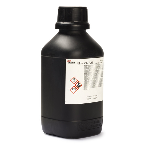 BASF Ultracur3D FL 60 Resin | Transparent | 1kg  DLQ04011 - 1