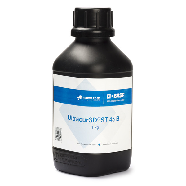 BASF Ultracur3D ST 45 Resin | Svart | 1kg  DLQ04038 - 1