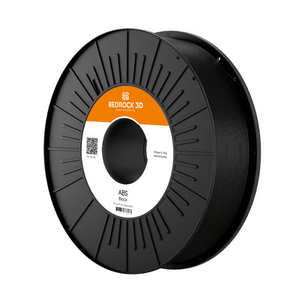 Bedrock 3D ABS Filament | Svart | 1,75mm | 0,75kg DFB00265 - 1