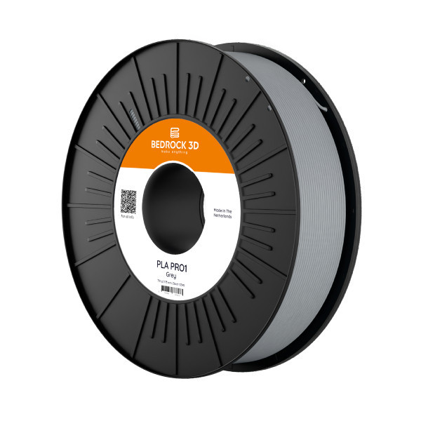 Bedrock 3D PLA Pro1 Filament | Grå | 2,85mm | 0,75kg DFB00276 - 1