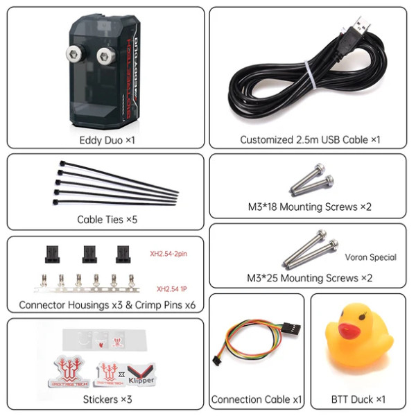 Bigtreetech Eddy Duo (USB eller CAN) DAR01929 - 8
