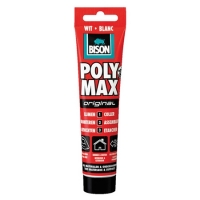 < Bison Poly Max original monteringslim | Vit | 165g 223515