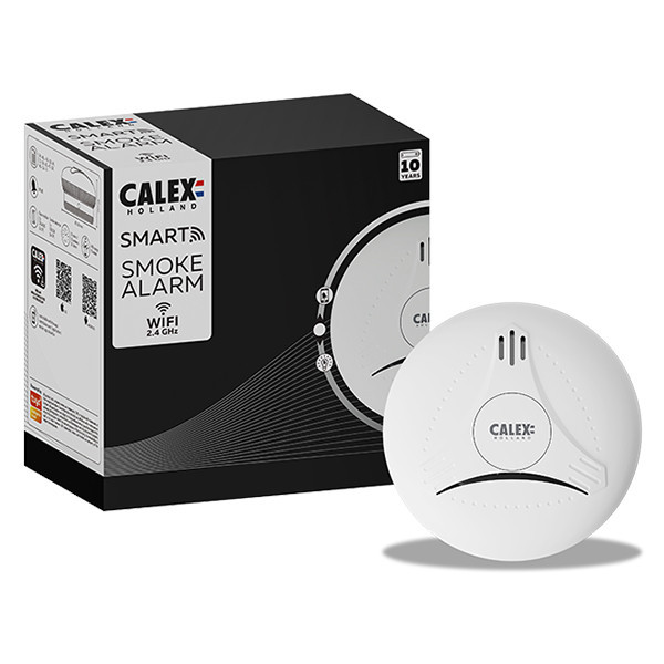 < Calex Smart rökdetektor | Wi-Fi LCA00437 - 1