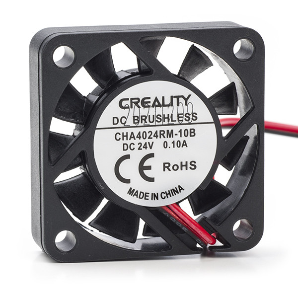 Creality3D Creality 3D Fläkt | 24V | 40x40x10mm | axial 3005050018 400309057 4004110076 DRW00040 - 1