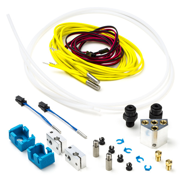 E3D $$ E3D v6 Chimera+ kit | 1,75mm filament | 24 volt | vattenkyld | (original) MULTI-CHIMERA-AQUA-24V DED00279 - 1