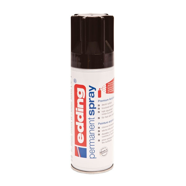 Edding 5200 permanent akrylfärg spray blank | Djupsvart | 200ml 239072 - 1