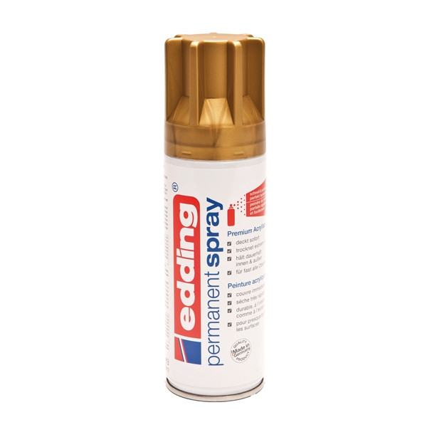 Edding 5200 permanent akrylfärg spray matt | Rikt guld | 200ml 239068 - 1