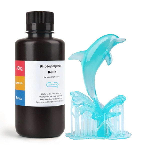 Elegoo ABS-liknande resin | Klarblå | 0,5kg DLQ05008 - 1