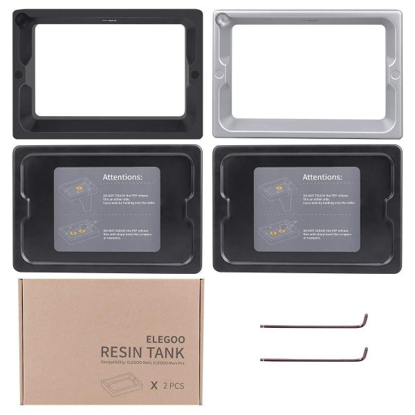 Elegoo Mars 2 (Pro) Metal Resin Tank | 2st 14.0009.49 DAR00544 - 1