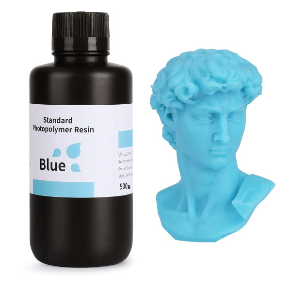 Elegoo Standard resin | Blå | 0,5kg 14.0007.49B DLQ05034 - 1