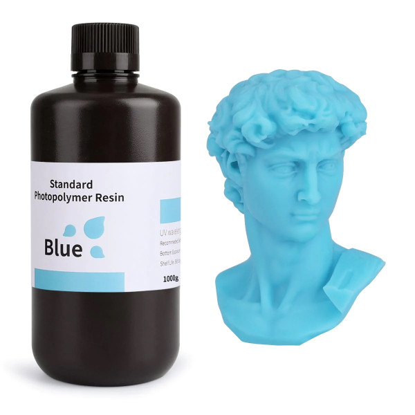 Elegoo Standard resin | Blå | 1kg 14.0007.68 DLQ05035 - 1