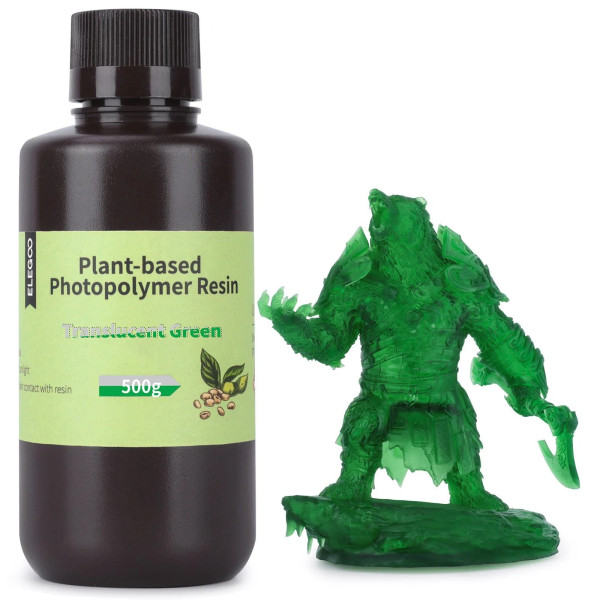 Elegoo Växtbaserat resin | Klargrönt | 0,5kg DLQ05024 - 1