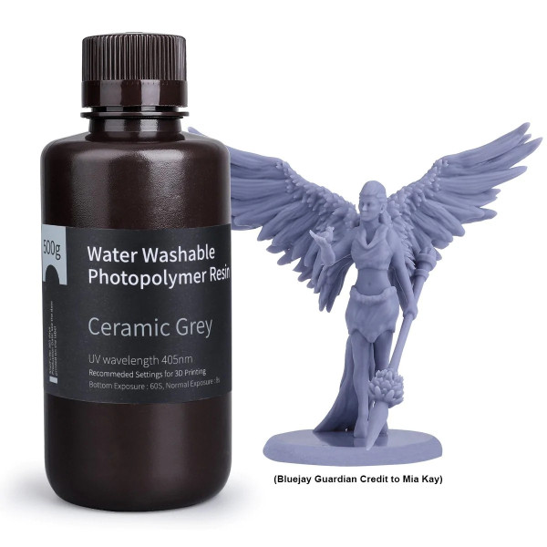Elegoo Water Washable resin | Keramisk grå | 0,5kg 14.0007.97 DLQ05064 - 1