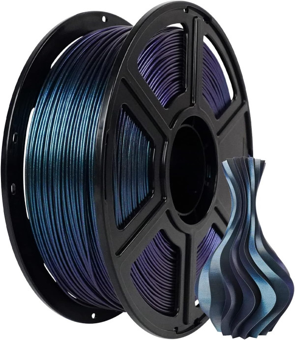 Flashforge HS PLA Filament | Burnt Titanium | 1,75mm | 1kg | Multicolor 90010093002 DFP16057 - 1