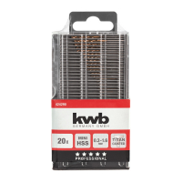 KWB Titan miniborrset | HSS-M2 | 0,3 - 1,6mm | 20st  DAR00633