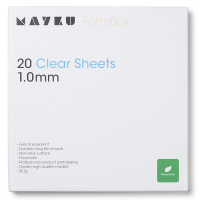 Mayku Clear Sheets | Transparent | 1mm | 20st