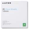 Mayku Clear Sheets | Transparent | 1mm | 20st  DAR00264 - 1