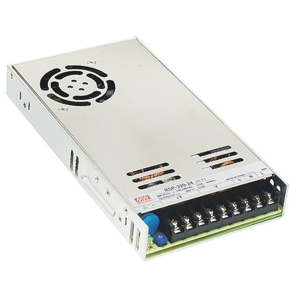 MeanWell Mean Well strömförsörjning | stängt chassi | 12V | 320W | 26,7A RSP-320-12 LVE00128 - 1