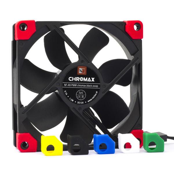 Noctua $$ Noctua NF-A9 | 12V | 92x92x25mm | 4-pin | axial | PWM | Chromax Black ventilator  DAR00811 - 1