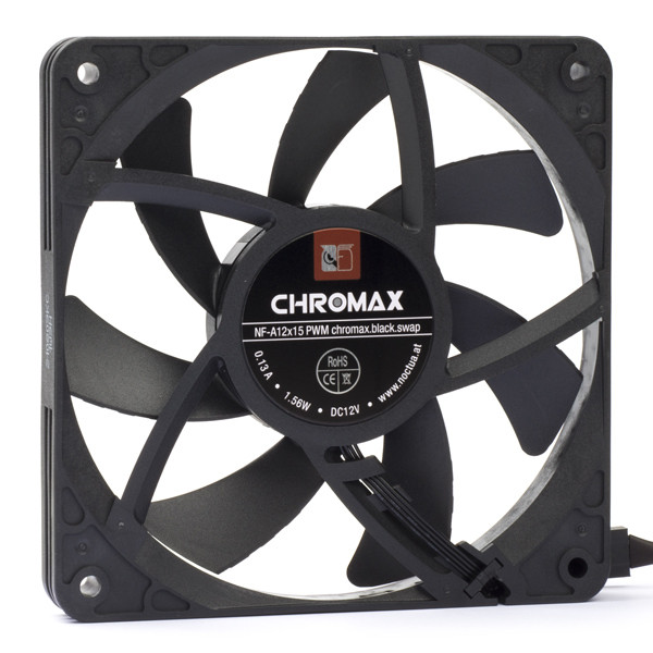 Noctua NF-A12x15 | 12V | 120x120x15mm | 4-pin | axial | PWM | Chromax Black ventilator  DAR00809 - 1