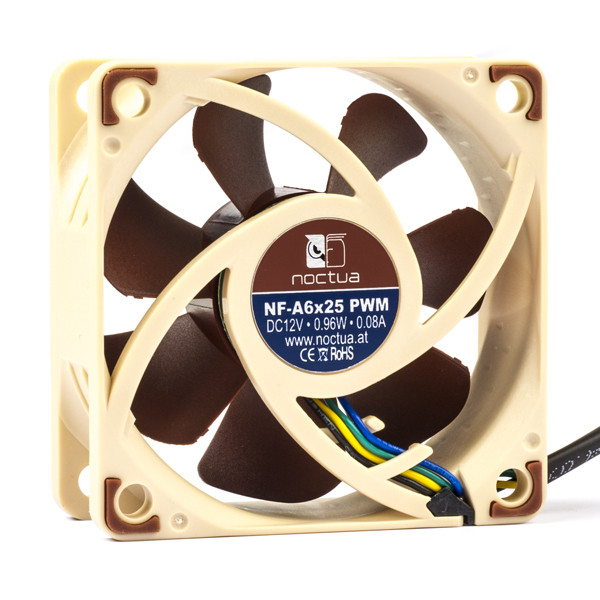 Noctua NF-A6x25 | 12V | 60x60x25mm | 4-pin | axial | PWM 19249 DMO00066 - 1