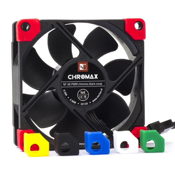 Noctua NF-A8 | 12V | 80x80x25mm | 4-pin | axial | PWM | Chromax Black ventilator DAR00813 - 1