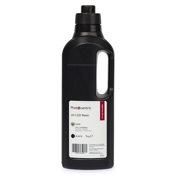 Photocentric $$ Photocentric UV resin hard LCD | Svart | 1kg LCDHDBK01 DLQ00044 - 1