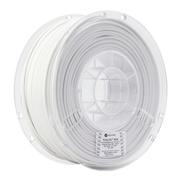 Polymaker $$ Polymaker ASA filament | Vit | 2,85mm | 1kg | PolyLite 70199 PF01011 PM70199 DFP14057 - 1