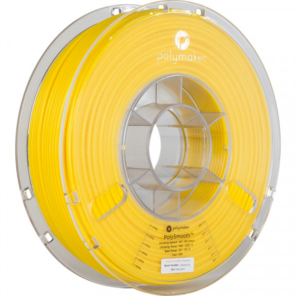 Polymaker $$ Polymaker PVB filament | Gul | 2,85mm | 0,75kg | PolySmooth 70511 PJ01019 PM70511 DFP14229 - 1