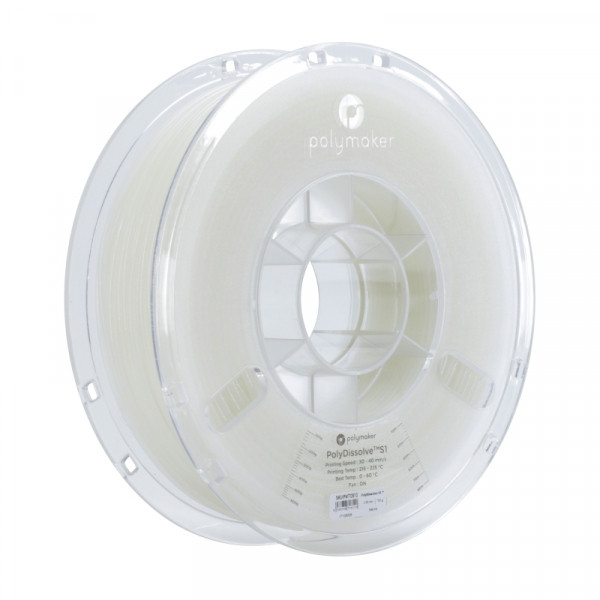 Polymaker $$ Polymaker S1 filament | Natural | 2,85mm | 0,75kg | PolyDissolve 70810 PH01002 PM70810 DFP14011 - 1