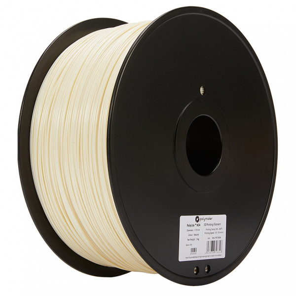 < Polymaker ASA filament | Naturlig | 1,75mm | 3kg | PolyLite DFP14186 - 1