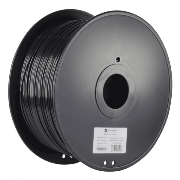 < Polymaker PC filament | Svart | 2,85mm | 3kg | PolyMax DFP14089 - 1