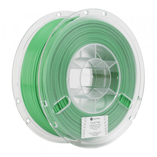 Polymaker ABS filament | Grön | 1,75mm | 1kg | PolyLite 70065 PE01005 PM70065 DFP14040 - 1